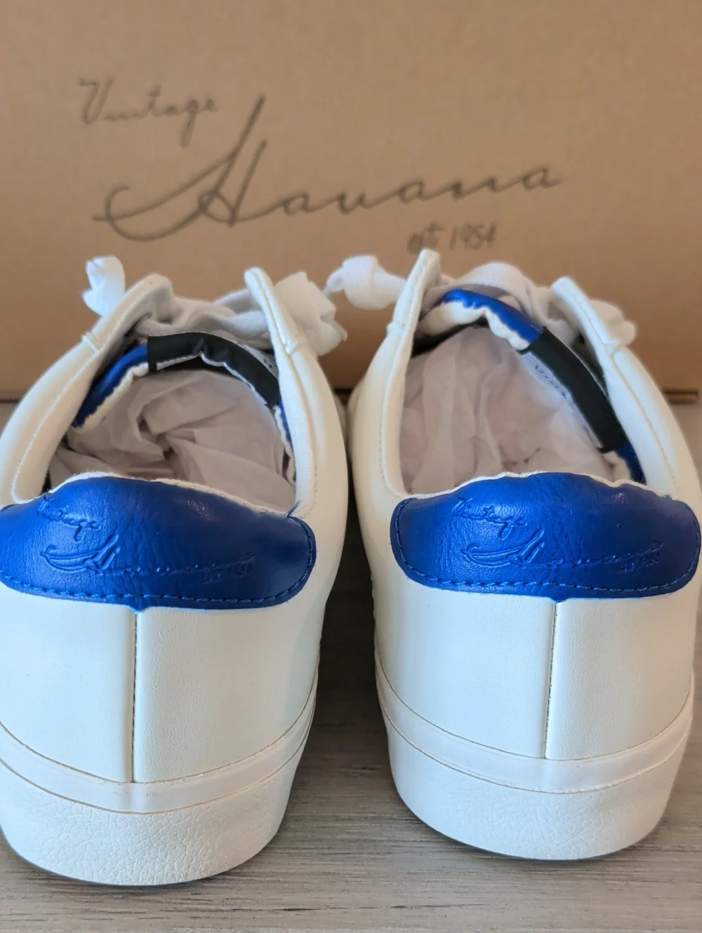 Vintage Havana NIB 8 Sneakers Blue/Wht